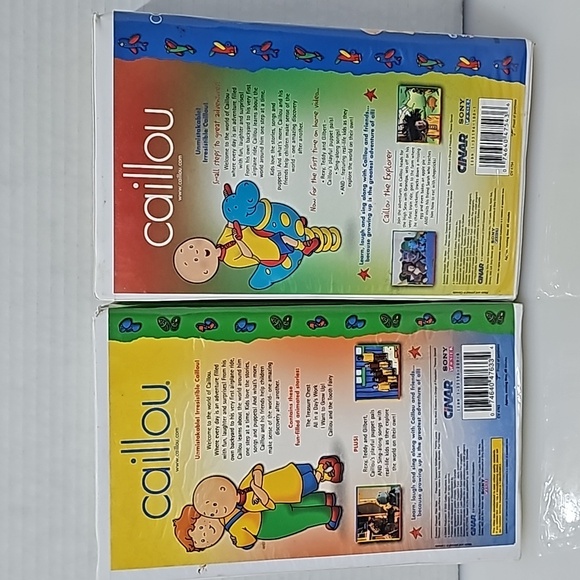 Vintage Caillou Vhs tapes - Picture 2 of 3